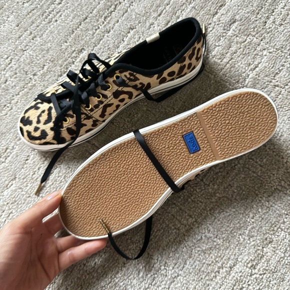 Leopard print Kate spade with keds sneakers - Picture 2 of 7